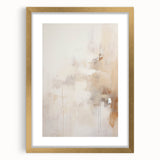 Contemporary Dining Art Pieces – Neutral Abstract Canvas Print