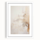Contemporary Dining Art Pieces – Neutral Abstract Canvas Print