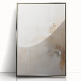 Contemporary Dining Art Pieces – Neutral Abstract Canvas Print