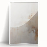 Contemporary Dining Art Pieces – Neutral Abstract Canvas Print