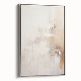 Contemporary Dining Art Pieces – Neutral Abstract Canvas Print