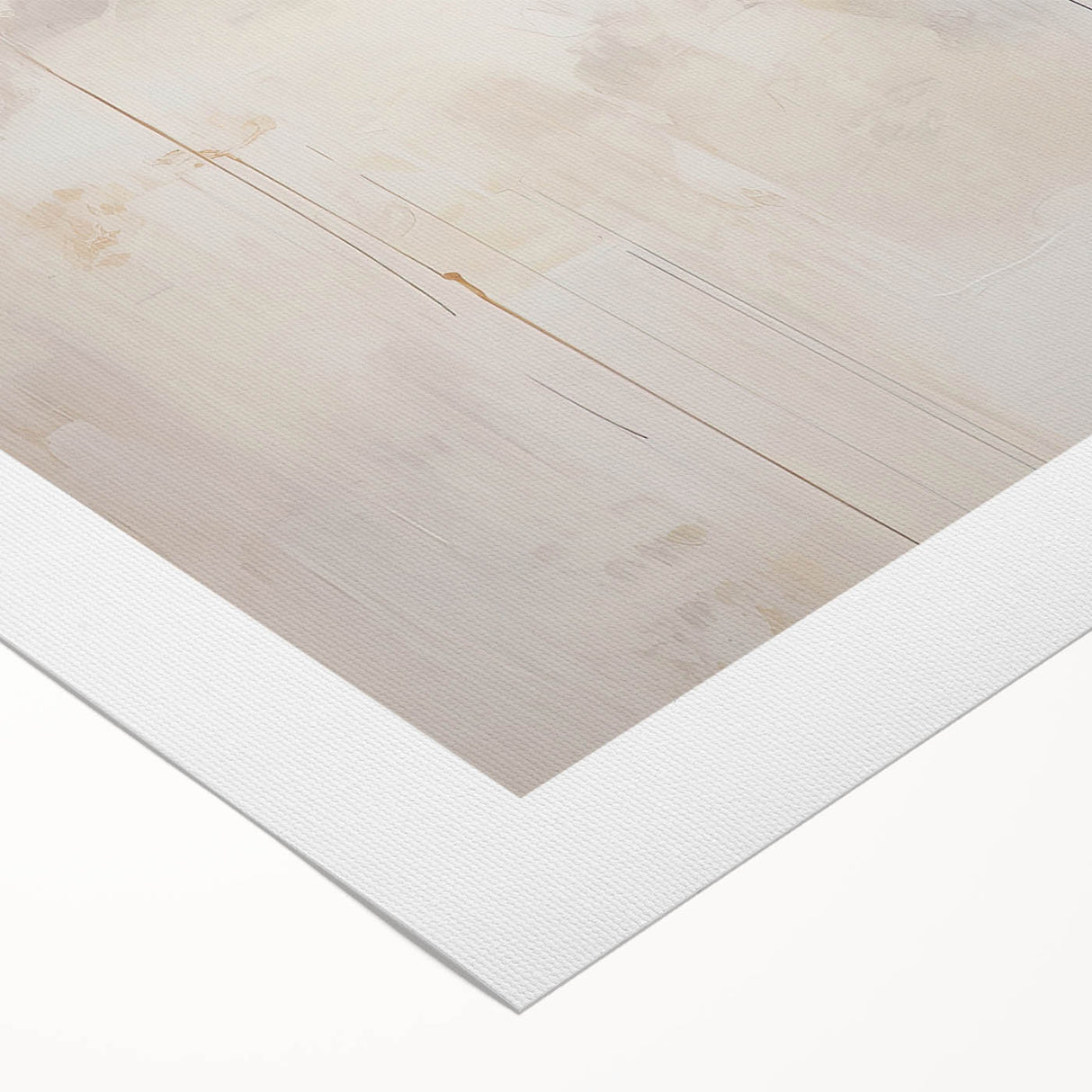Contemporary Dining Art Pieces – Neutral Abstract Canvas Print