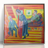 Expressionist Art: Vibrant Scene of Connection in Modern Expressionism