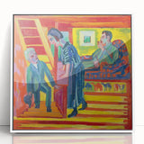 Expressionist Art: Vibrant Scene of Connection in Modern Expressionism