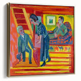 Expressionist Art: Vibrant Scene of Connection in Modern Expressionism