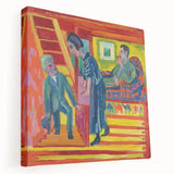 Expressionist Art: Vibrant Scene of Connection in Modern Expressionism