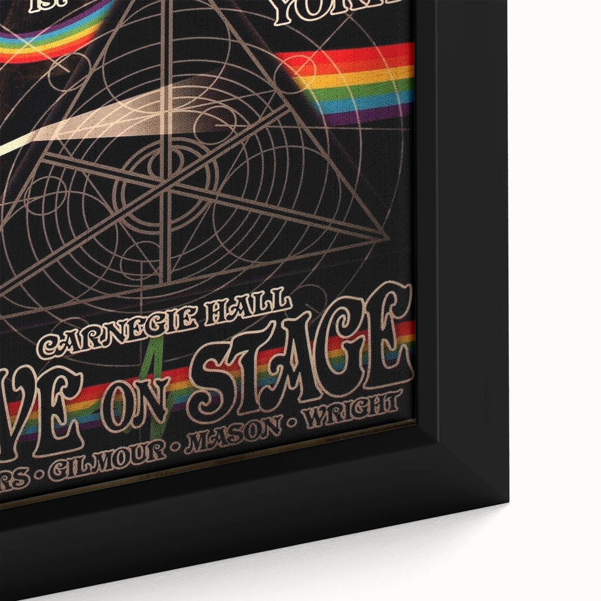 Pink Floyd Dark Side of the Moon 1972 Retro Poster