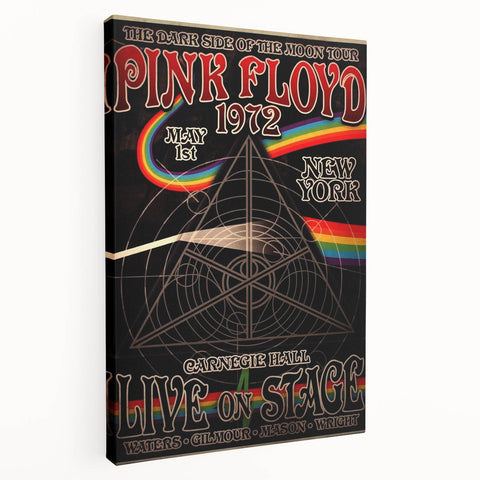 Pink Floyd Dark Side of the Moon 1972 Retro Poster