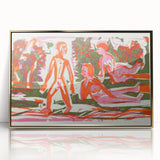 Abstract Expressionist Woodcut | Modern Expressionism Wall Art