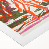 Abstract Expressionist Woodcut | Modern Expressionism Wall Art