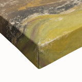 Modern Wall Art: Abstract Mountain Scene – Rustic Earthy Landscape Decor