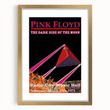 Pink Floyd Dark Side of the Moon 1973 Retro Poster - Radio City Music Hall