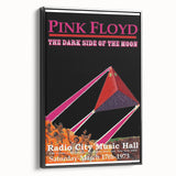 Pink Floyd Dark Side of the Moon 1973 Retro Poster - Radio City Music Hall