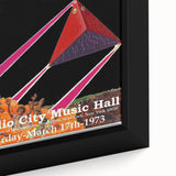 Pink Floyd Dark Side of the Moon 1973 Retro Poster - Radio City Music Hall