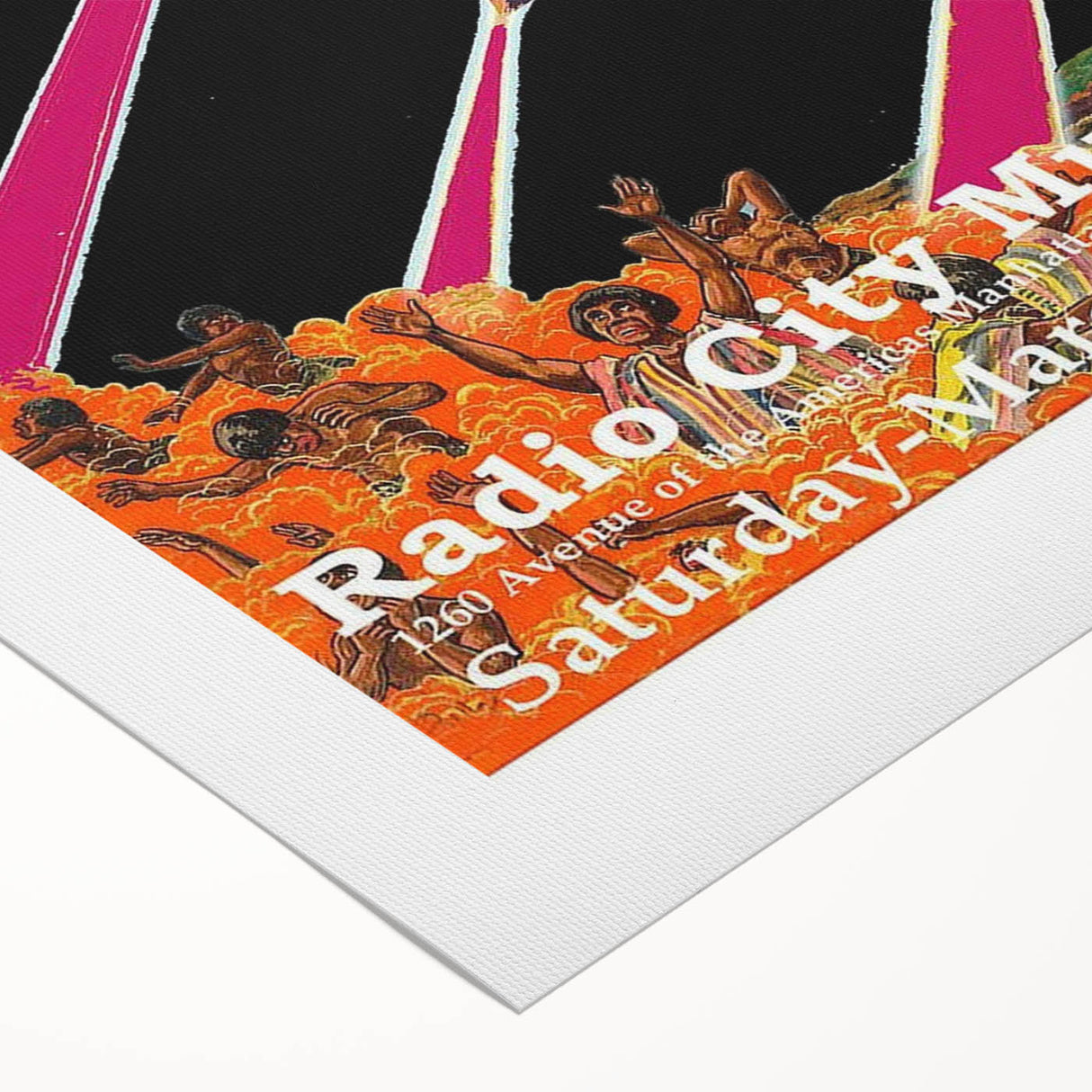 Pink Floyd Dark Side of the Moon 1973 Retro Poster - Radio City Music Hall