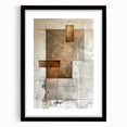 Framed Dining Room Prints – Geometric Neutral Abstract Wall Art