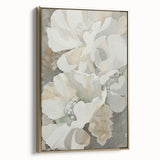 Framed abstract minimalist wall art in gold, showcasing a modern design with elegant lines and shapes, perfect for enhancing contemporary interior decor.