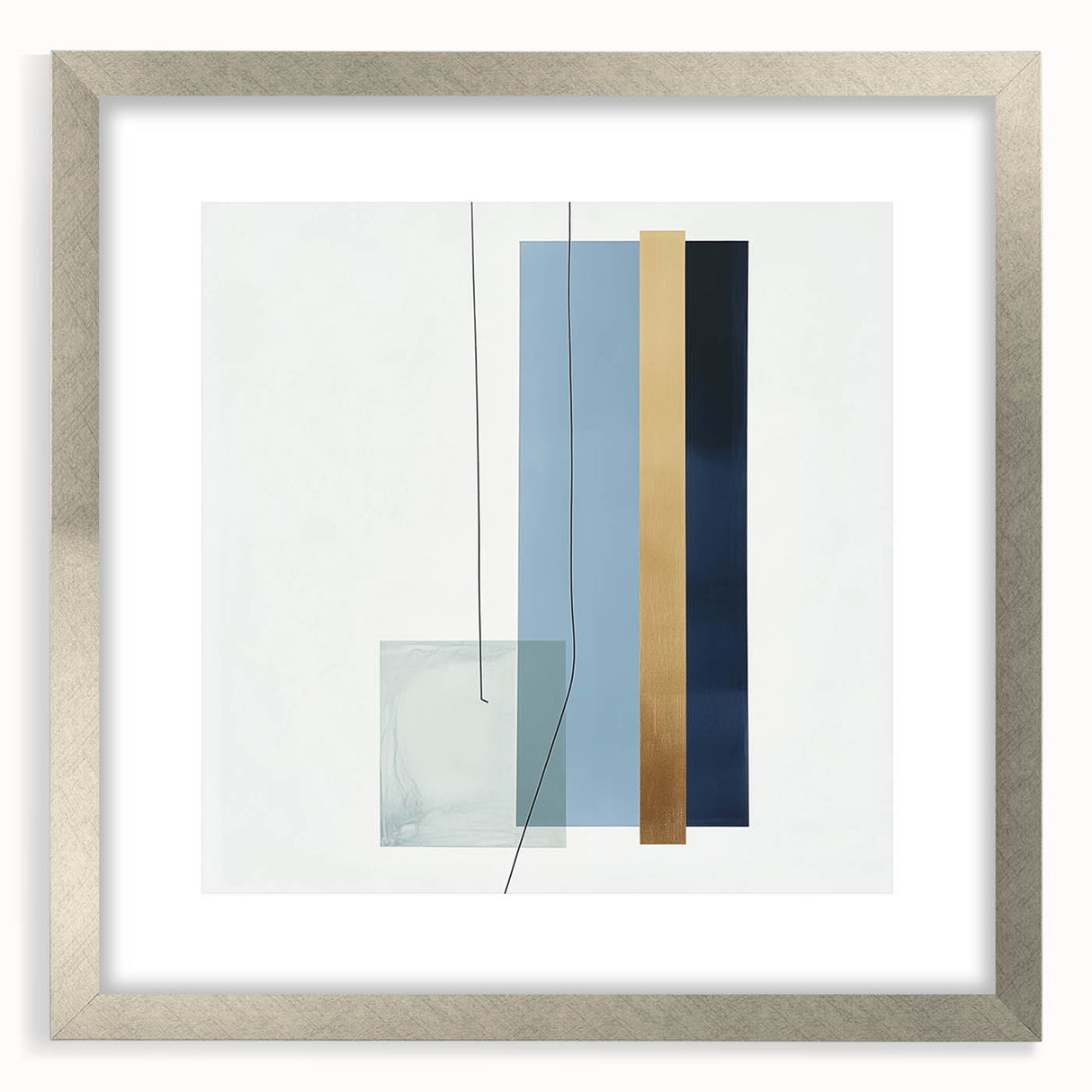 Geometric Abstract Wall Decor – Modern Minimalist Canvas Art