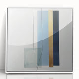 Geometric Abstract Wall Decor – Modern Minimalist Canvas Art