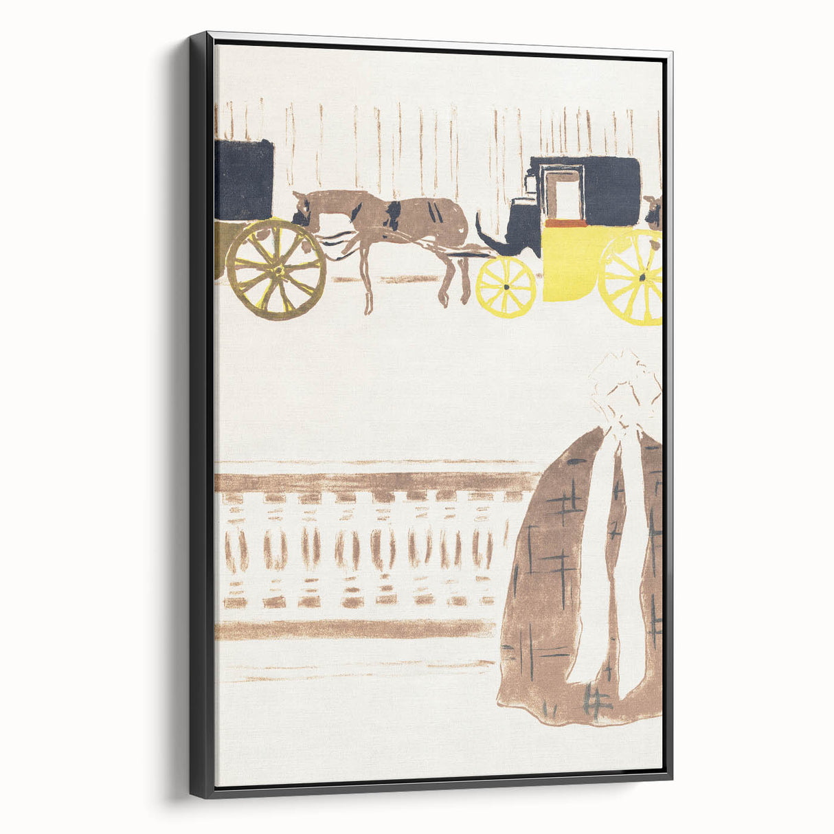 Nursemaids' Promenade - Impressionist Wall Art by Pierre Bonnard