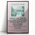Pink Floyd 1975 Knebworth Park Retro Concert Poster