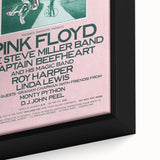 Pink Floyd 1975 Knebworth Park Retro Concert Poster