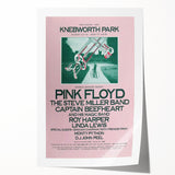Pink Floyd 1975 Knebworth Park Retro Concert Poster