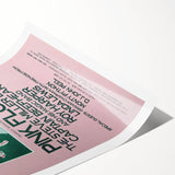 Pink Floyd 1975 Knebworth Park Retro Concert Poster