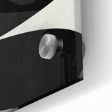 Modern Dining Room Art – Black and White Minimalist Canvas Print