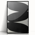 Modern Dining Room Art – Black and White Minimalist Canvas Print