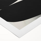 Modern Dining Room Art – Black and White Minimalist Canvas Print