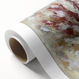 Abstract floral design on rolled canvas showcasing vibrant colors and intricate patterns, ideal for modern home decor. Perfectly packaged in a durable cardboard tube for safe delivery.