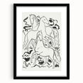 Expressionist Drawing - Three Horses | Contemporary Wall Art Print