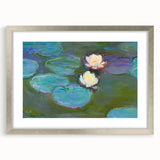 Claude Monet Water Lilies - Impressionist Wall Art Canvas Print
