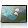 Claude Monet Water Lilies - Impressionist Wall Art Canvas Print