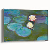 Claude Monet Water Lilies - Impressionist Wall Art Canvas Print