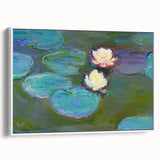 Claude Monet Water Lilies - Impressionist Wall Art Canvas Print