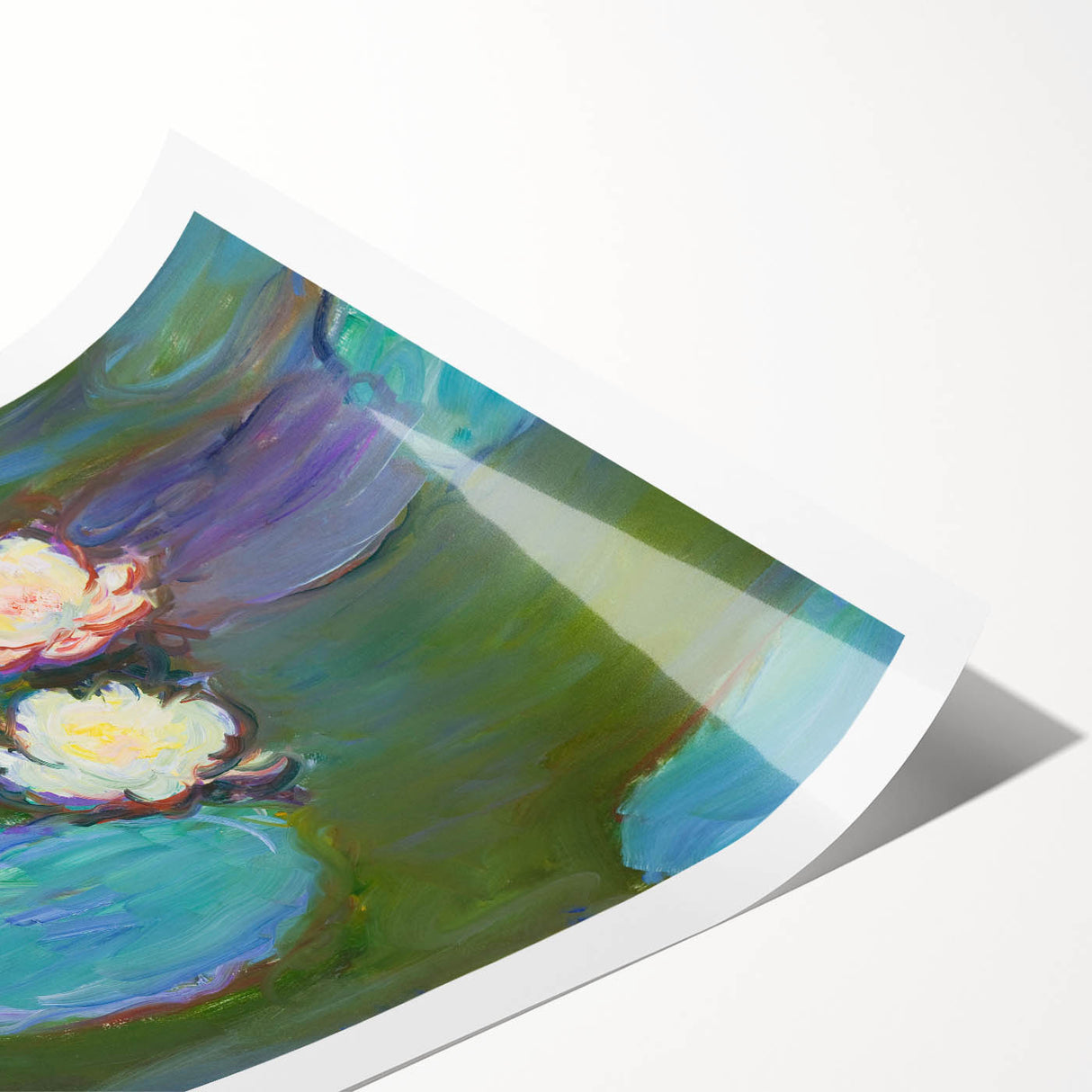 Claude Monet Water Lilies - Impressionist Wall Art Canvas Print