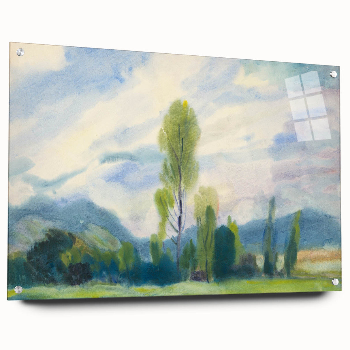 Tranquil Landscape Modern Wall Art - Serene Nature-Inspired Decor