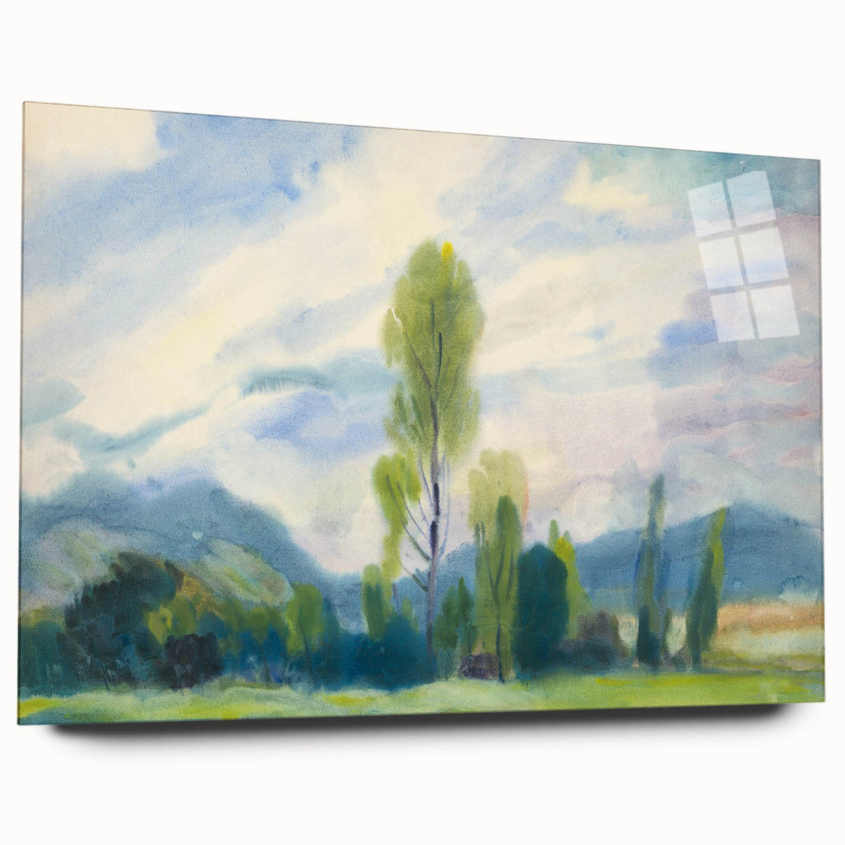 Tranquil Landscape Modern Wall Art - Serene Nature-Inspired Decor