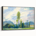 Tranquil Landscape Modern Wall Art - Serene Nature-Inspired Decor