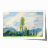 Tranquil Landscape Modern Wall Art - Serene Nature-Inspired Decor