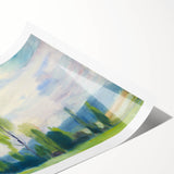 Tranquil Landscape Modern Wall Art - Serene Nature-Inspired Decor