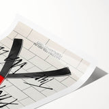 Pink Floyd The Wall 1980 Concert Poster - Nassau Coliseum