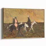 Expressionist Landscape - Three Riders | Modern Expressionism Wall Art