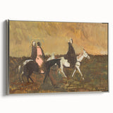 Expressionist Landscape - Three Riders | Modern Expressionism Wall Art