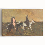Expressionist Landscape - Three Riders | Modern Expressionism Wall Art