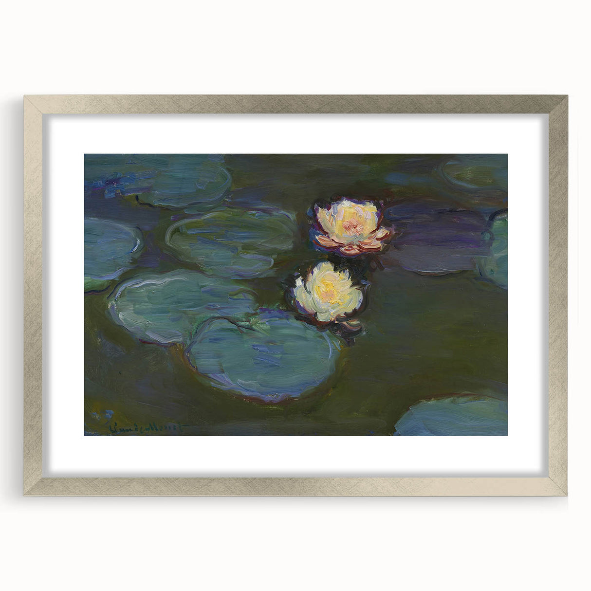Claude Monet Water Lily Pond - Impressionist Wall Art Print
