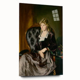 Modern Wall Art: Classic Portrait in Rich Tones – Elegant Contemporary Decor