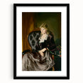 Modern Wall Art: Classic Portrait in Rich Tones – Elegant Contemporary Decor
